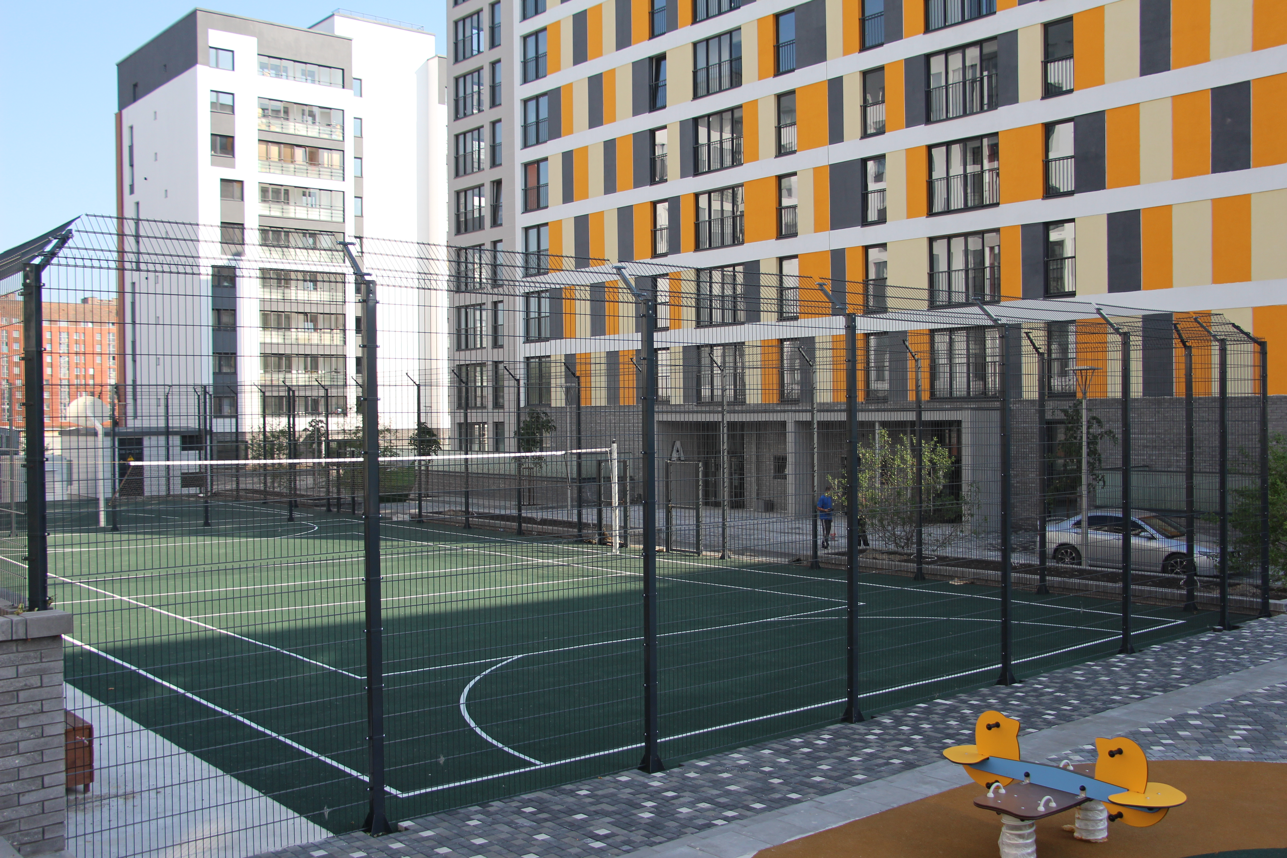 Ограждение для спортивных площадок