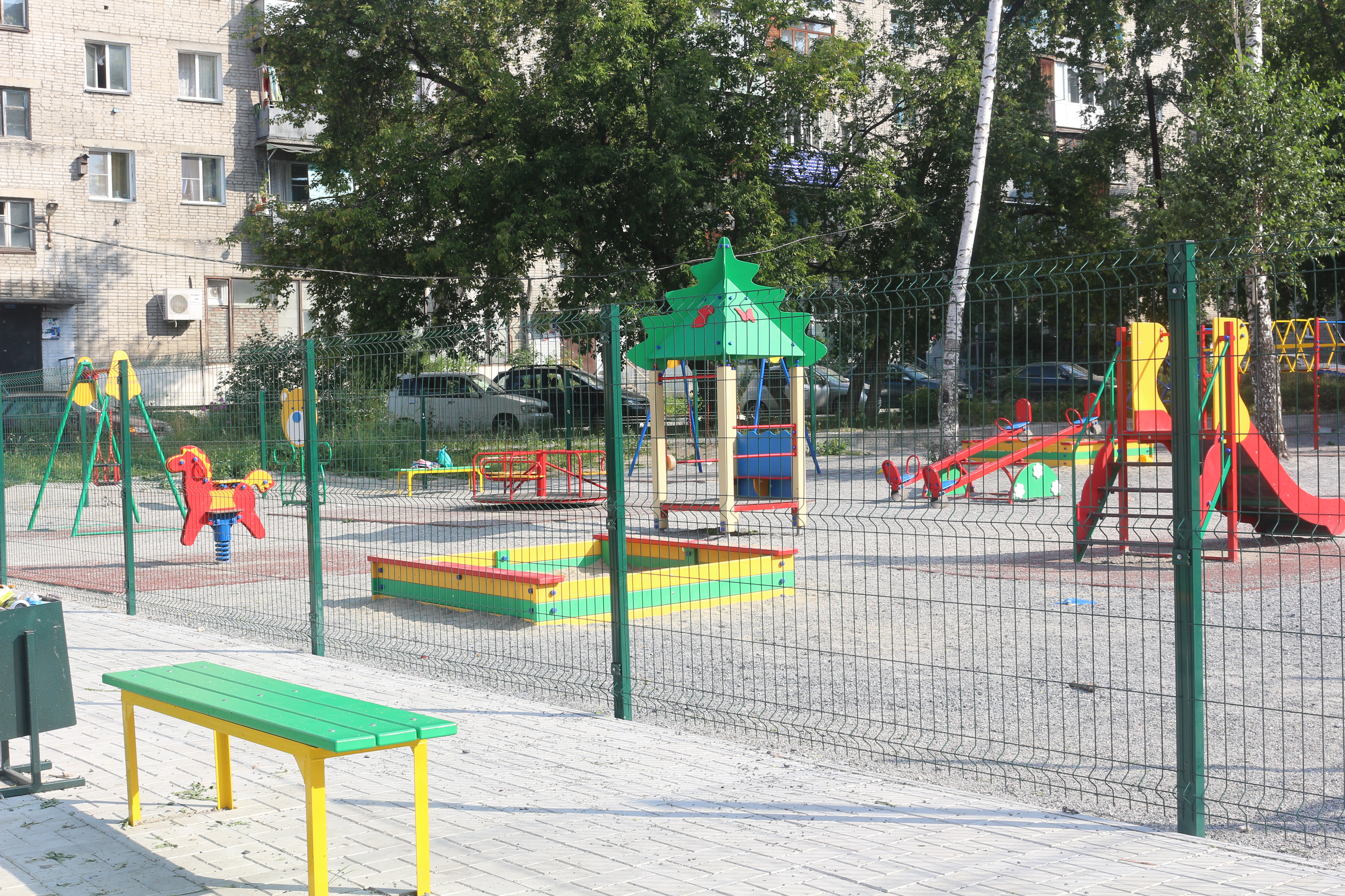 Ограждение для детских площадок